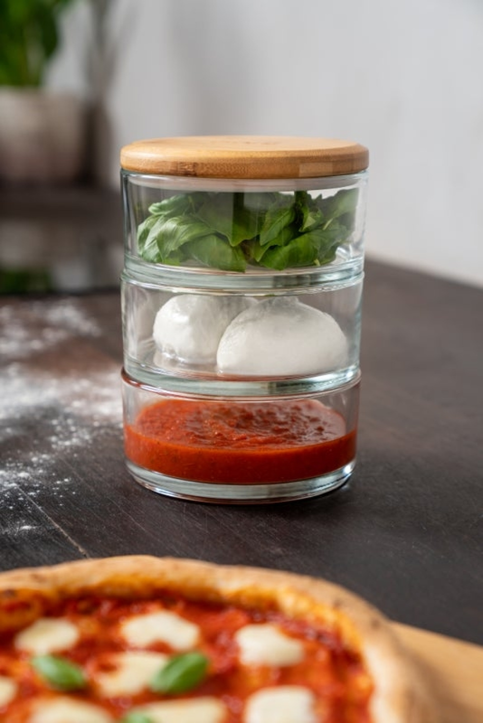 Ooni Stack, stabelbare mis en place-skåle i glas - Ooni