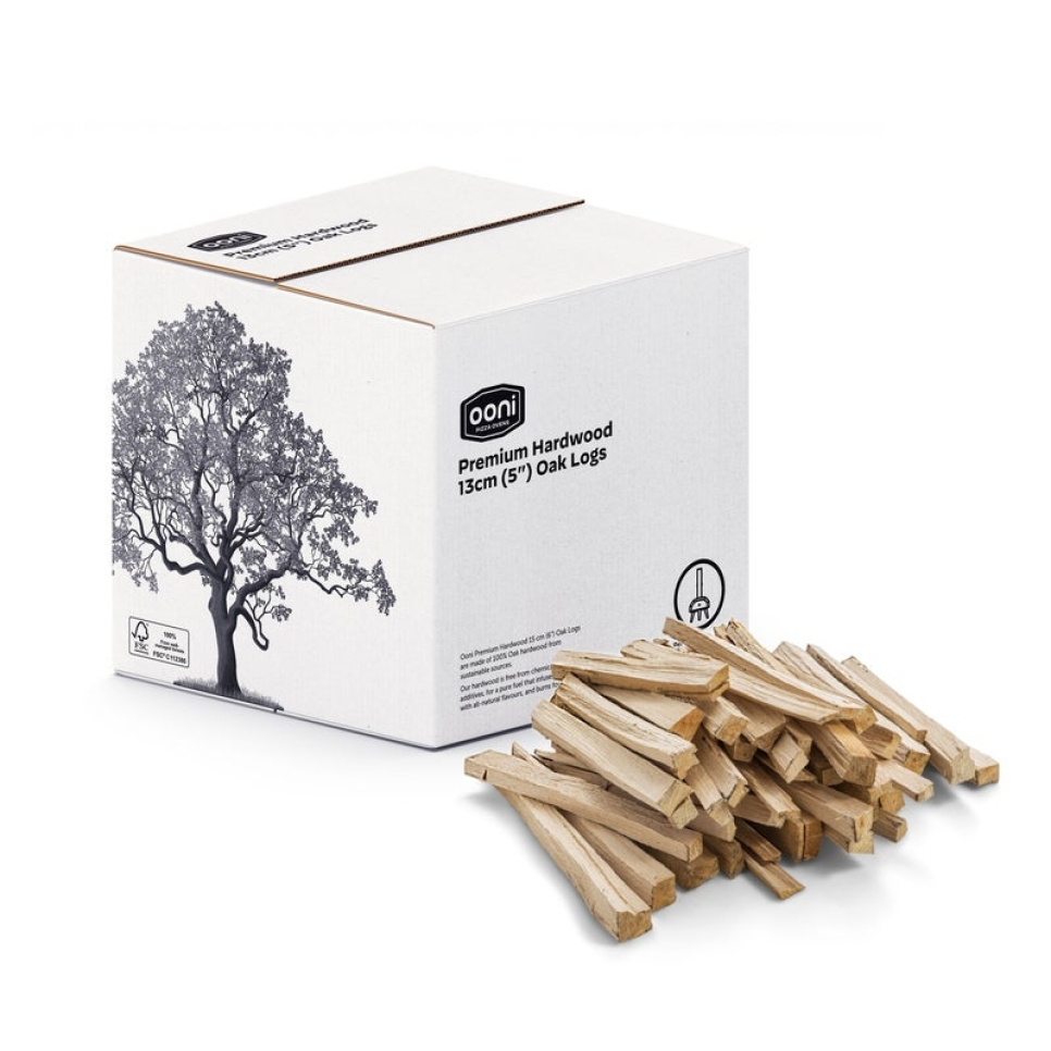 Premium hårdttræ 13 cm egekævler - Ooni i gruppen Grill, komfurer & ovne / Grillkul og briketter / Røgspåner hos The Kitchen Lab (2239-31731)