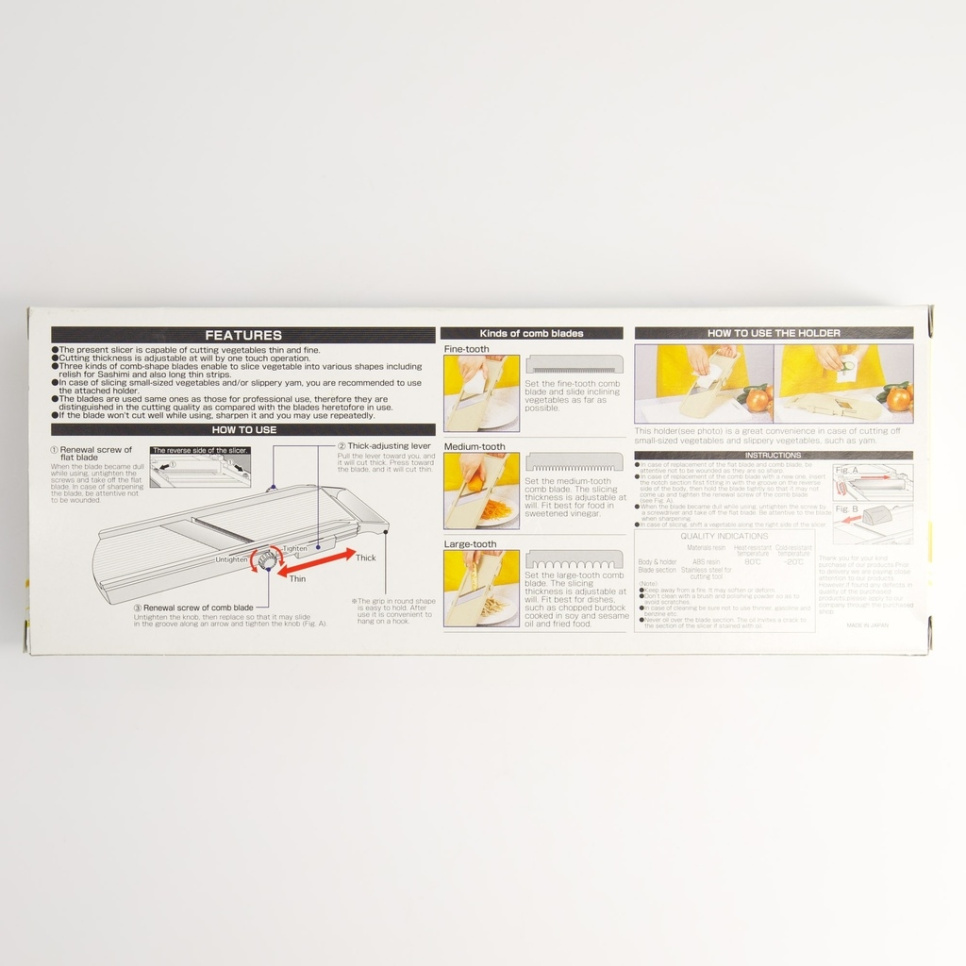Japansk mandolin, 76 mm - Shimomura