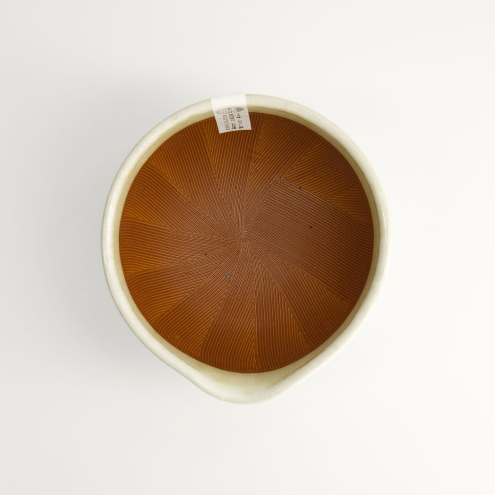 Japansk morter, Suribachi, hvid 15,5 cm