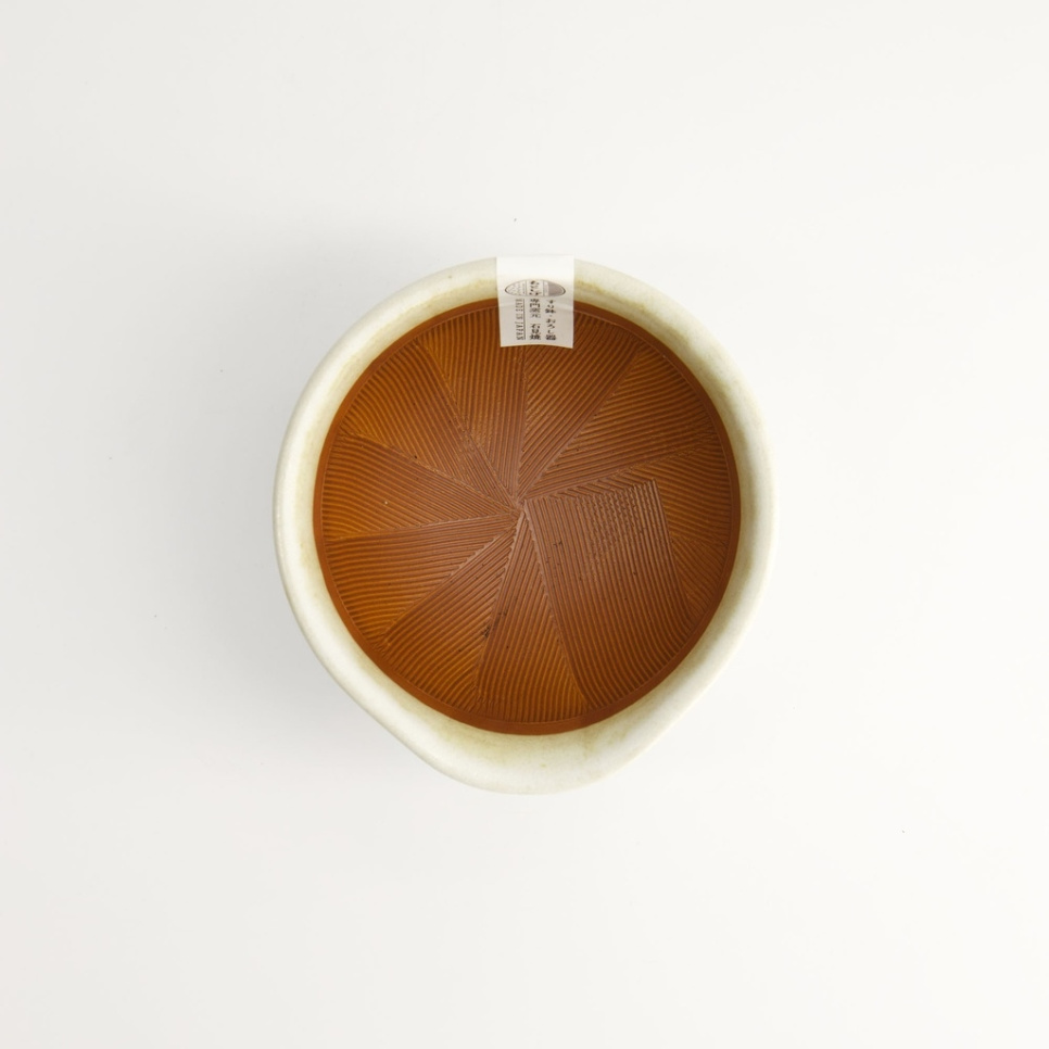 Japansk morter, Suribachi, hvid 12 cm