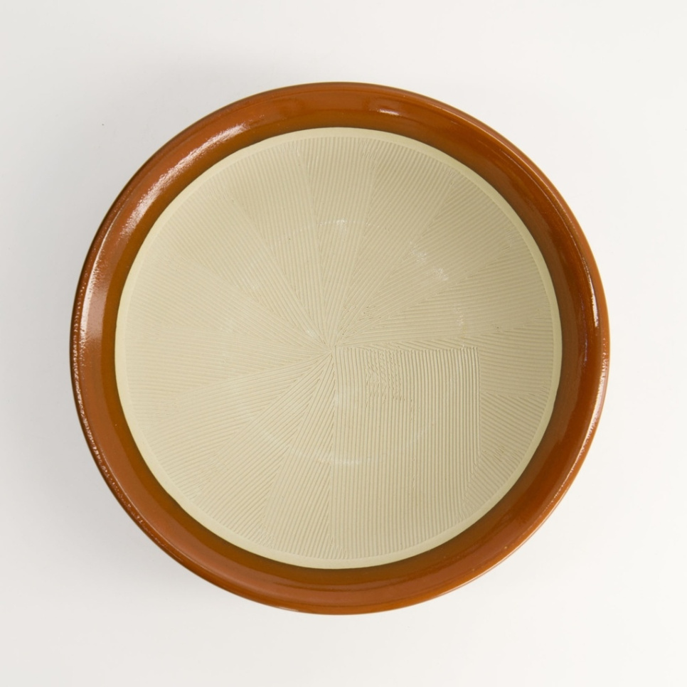 Japansk morter, Suribachi, Brun 21,5 cm