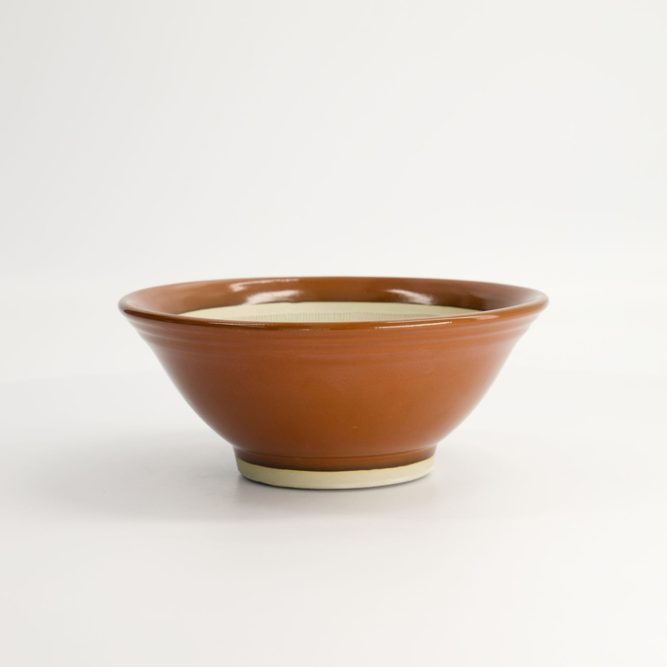 Japansk morter, Suribachi, Brun 18,5 cm