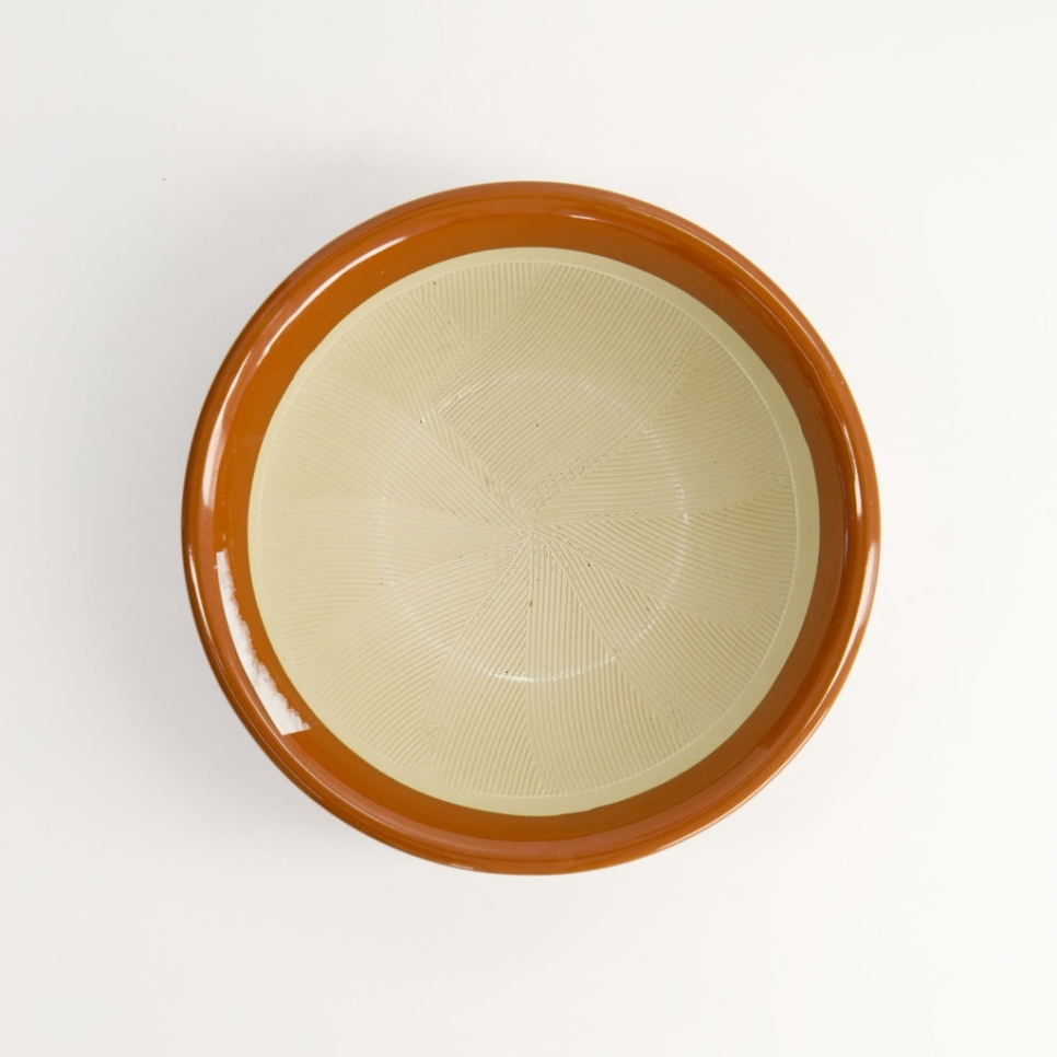 Japansk morter, Suribachi, Brun 15,5 cm