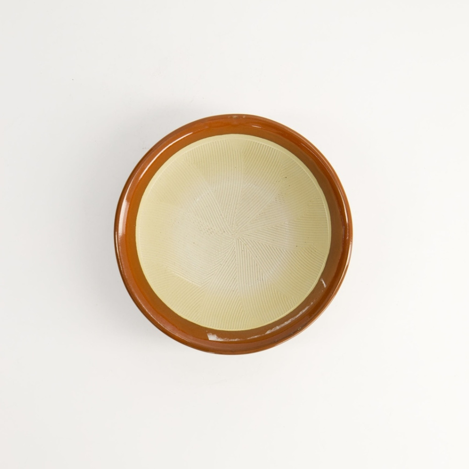 Japansk morter, Suribachi, Brun 12,5 cm