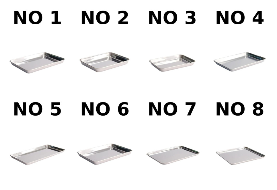 Japansk bakke i rustfrit stål, Bakozara - 5 pack i gruppen Madlavning / Forme & Bakker / Bakker og plader hos The Kitchen Lab (2252-33343)