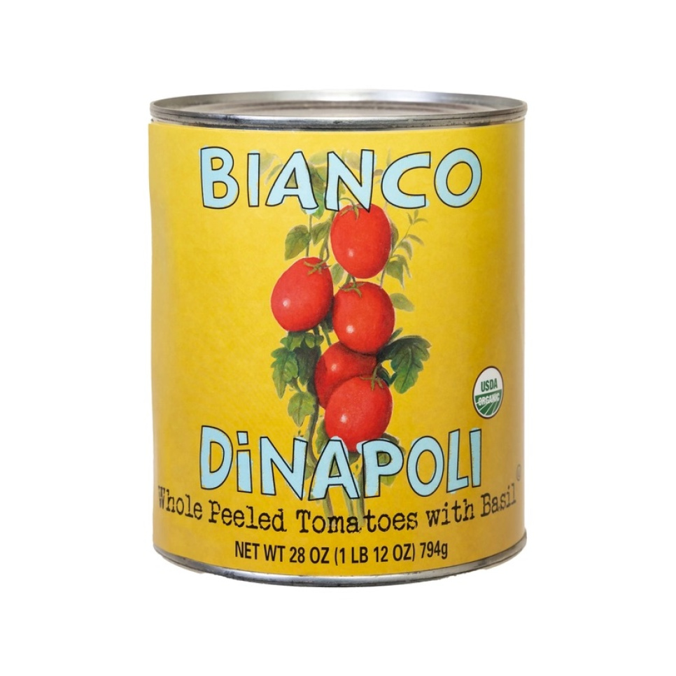 Whole peeled tomatoes, 794 g - Bianco DiNapoli i gruppen Madlavning / Kolonial hos The Kitchen Lab (2253-33056)