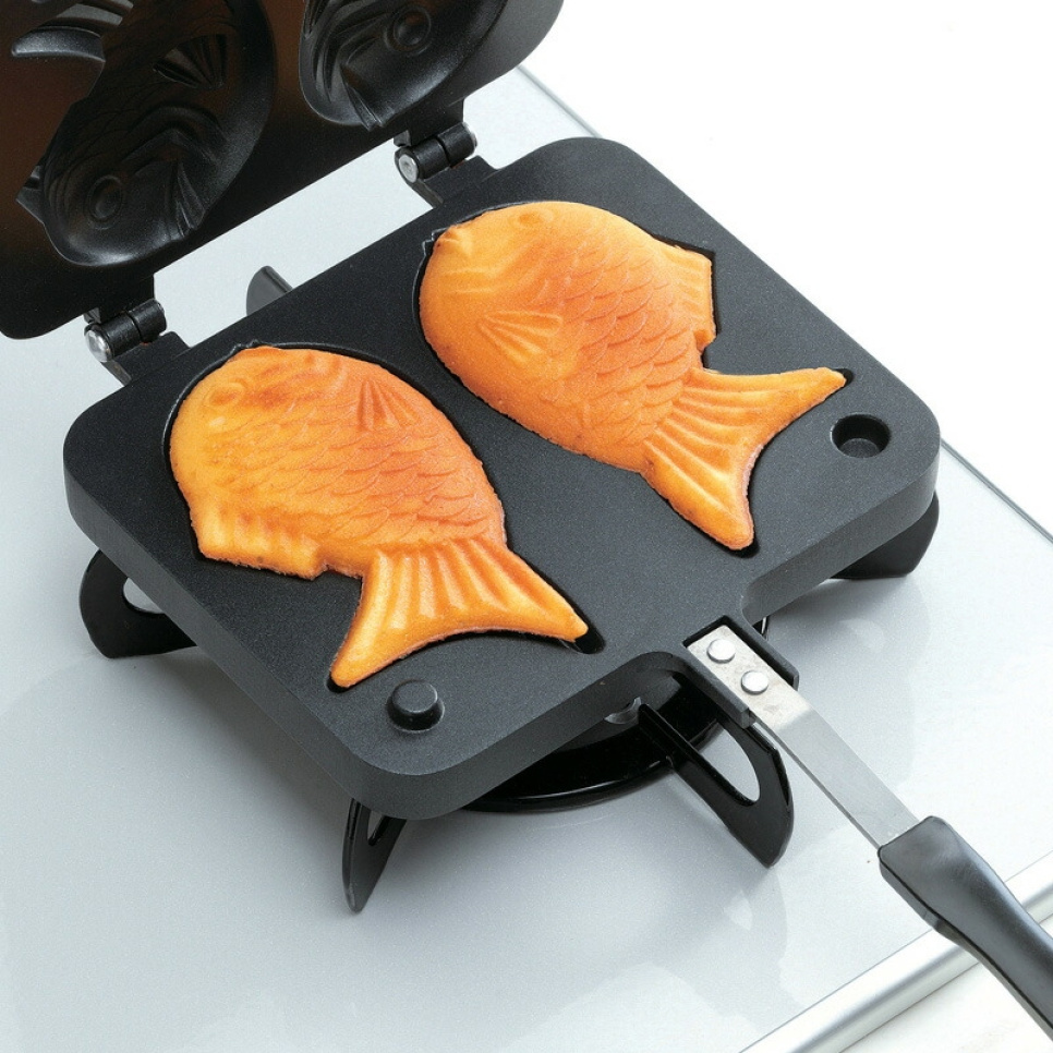 Taiyaki, japansk fiskform til pandekager