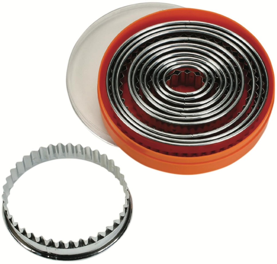 Bølgede ovaludstikkere, sæt med 12 dele - Schneider i gruppen Bagning / Bageredskaber / Skærer og udskærer hos The Kitchen Lab (2254-33775)