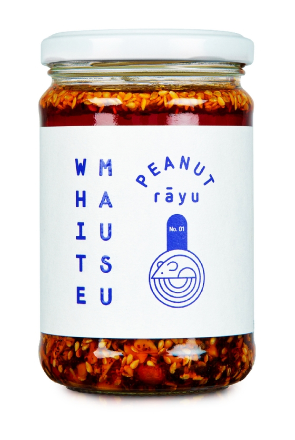 Peanut Rãyu, Sprød chiliolie med jordnødder og sesam, 240 g - White Masu i gruppen Madlavning / Køkkenredskaber / Asiatisk madlavning hos The Kitchen Lab (2255-33174)