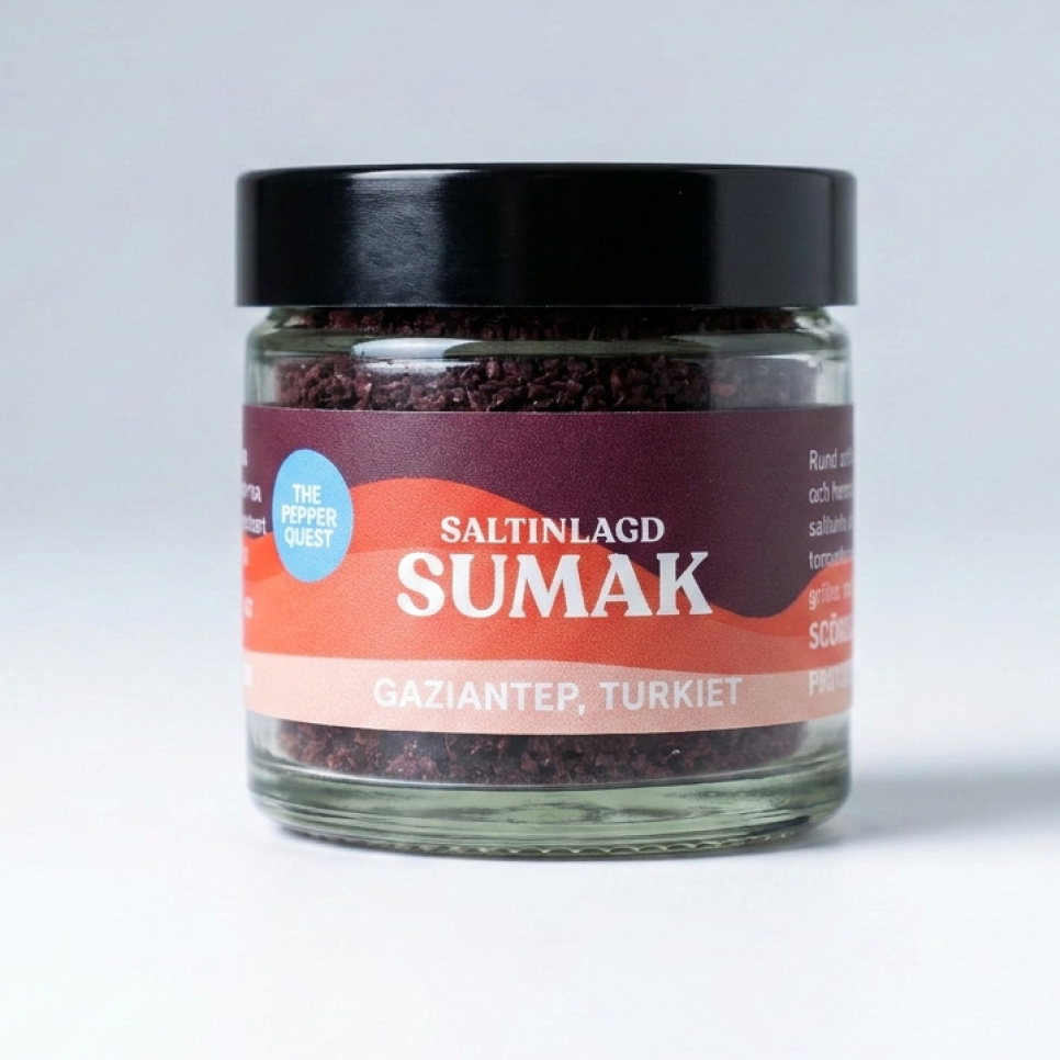 Sumak, Saltlagret, 40 g - The Pepper Quest i gruppen Madlavning / Krydderier & Smagsstoffer / Krydderier hos The Kitchen Lab (2257-34929)