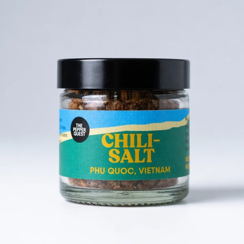Chilisalt, Phu Quoc, 40 g - The Pepper Quest i gruppen Madlavning / Krydderier & Smagsstoffer / Krydderier hos The Kitchen Lab (2257-36654)
