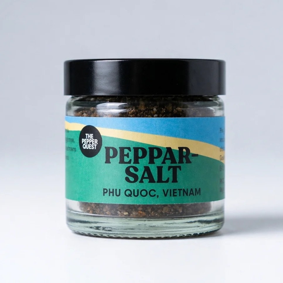 Pebersalt, Phu Quoc, 50 g - The Pepper Quest i gruppen Madlavning / Krydderier & Smagsstoffer / Krydderier hos The Kitchen Lab (2257-36655)