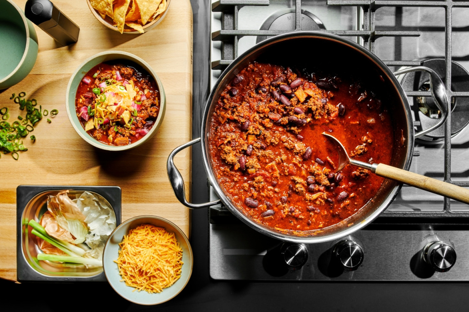 Kasserolle med glaslåg, nonstick, 1,9 L - Hexclad