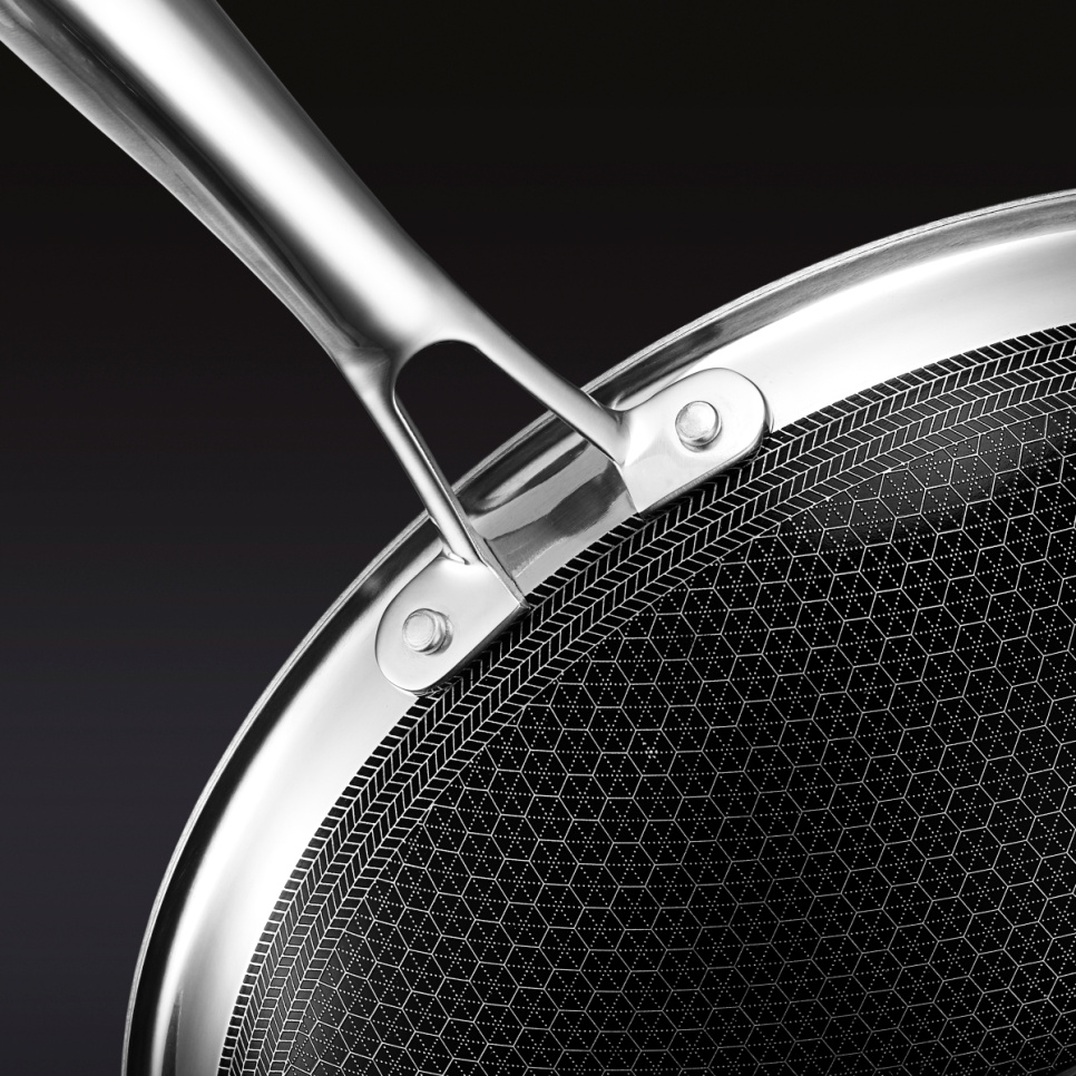 Wok-pande, nonstick, 30 cm - Hexclad