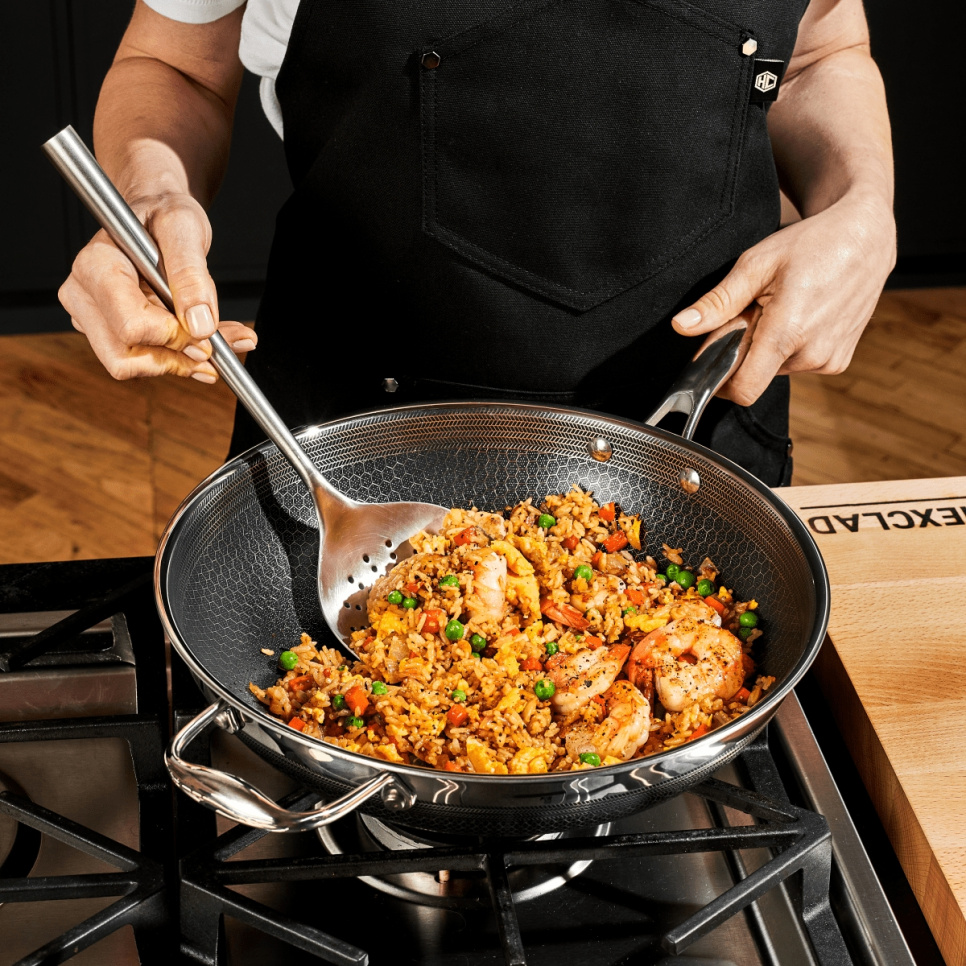 Wok-pande, nonstick, 30 cm - Hexclad