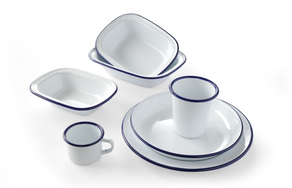 Emaljeret skål, 17,5 x 13 cm - Hendi