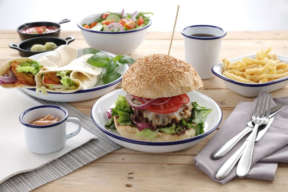 Emaljeret Dyb Tallerken, 20 cm - Hendi