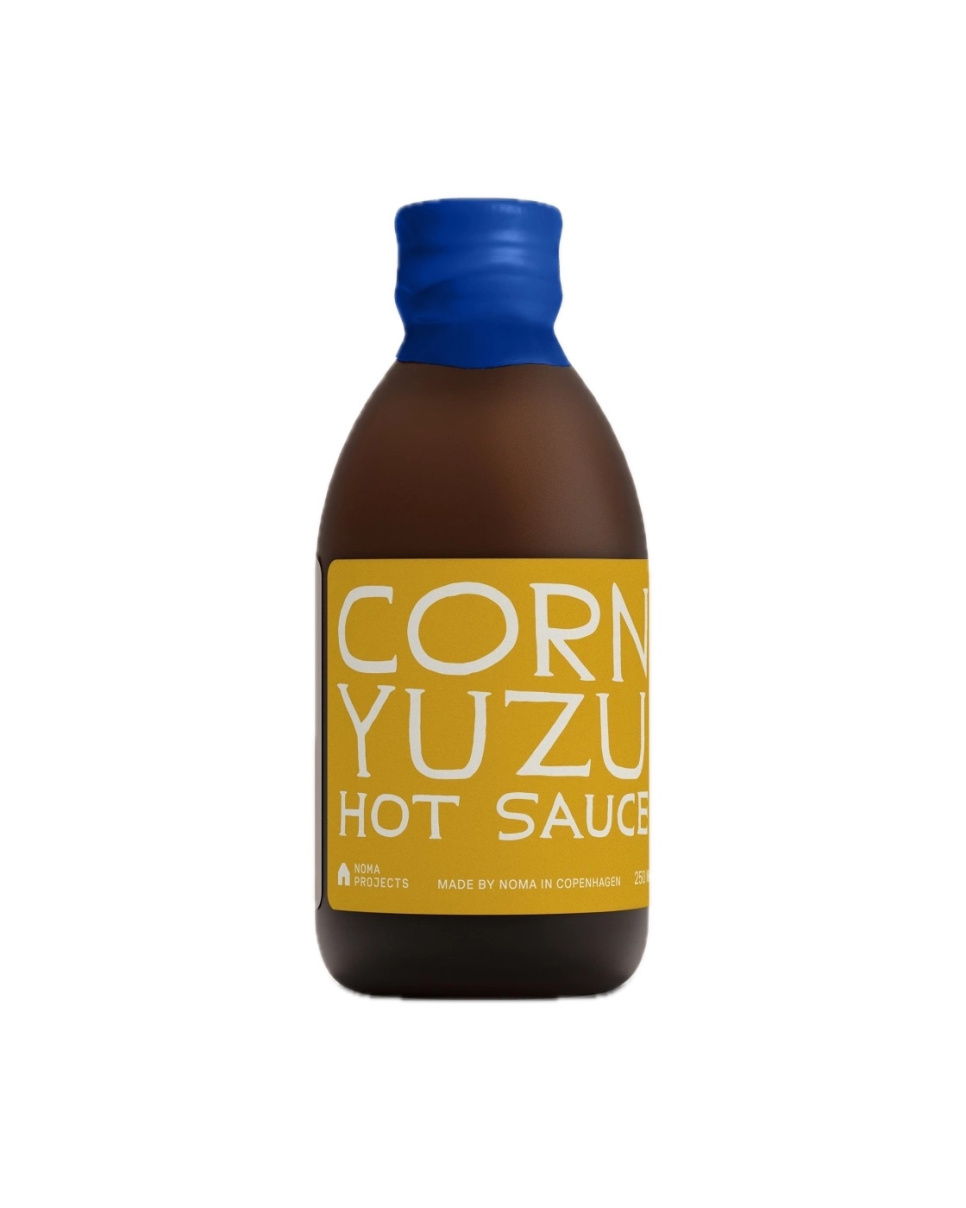 Corn Yuzu Hot Sauce, 250 ml - Noma Projects i gruppen Madlavning / Kolonial hos The Kitchen Lab (2297-34887)