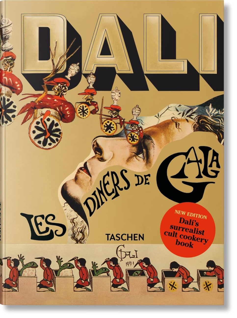 Dalí. Les dîners de Gala - Salvador Dalí i gruppen Madlavning / Kogebøger / / hos The Kitchen Lab (2304-36055)