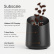 Subminimal SubScale espressovægt, sort