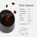Subminimal SubScale espressovægt, sort