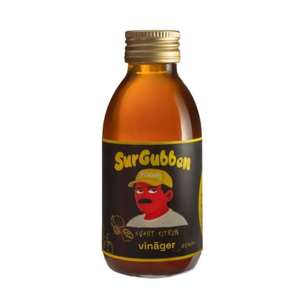 Sort citroneddike, 145 ml - Surgubben i gruppen Madlavning / Krydderier & Smagsstoffer / Skafferiet hos The Kitchen Lab (2316-36349)